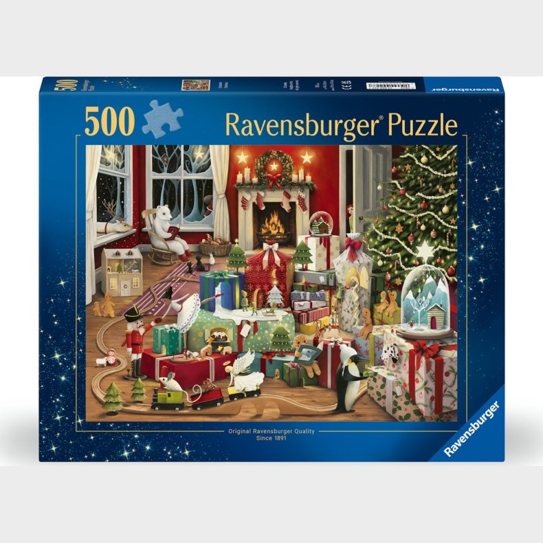 Ravensburger - Puslespil Enchanted Christmas 500 Brikker