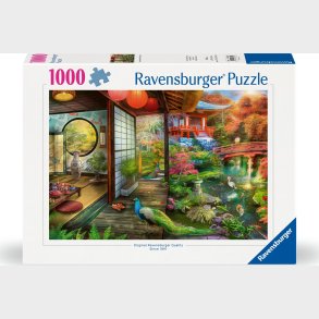 Ravensburger - Puslespil Japanese Garden Teahouse Kyoto 1000 Brikker