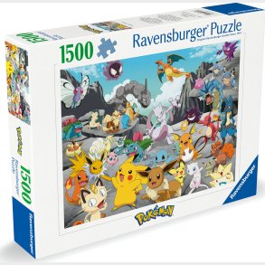Ravensburger - Puslespil Pokémon Classics 1500 Brikker