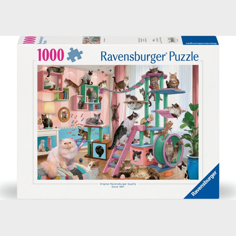 Ravensburger - Puslespil Cat Tree Heaven 1000 Brikker
