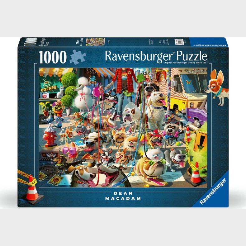 Ravensburger - Puslespil The Dog Walker 1000 Brikker