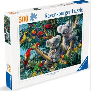 Ravensburger - Puslespil Koalas In A Tree 500 Brikker