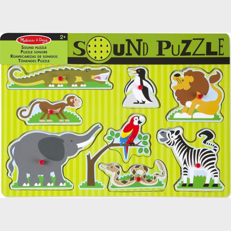 Melissa &amp; Doug - Puslespil Med Lyd - Zoo