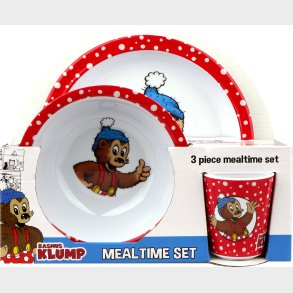 Rasmus Klump - Spisest I Melamin - 3 Stk - Barbo Toys