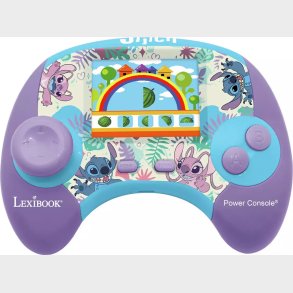Lexibook - Power Console Stitch Educational Handheld Bilingual Talking Console (jcg100di1)