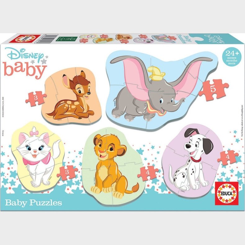 Educa - Baby Disney Dyr Puslespil