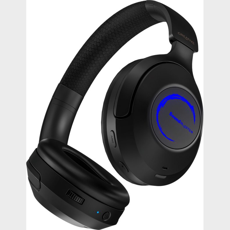 Creative - Sound Blaster Gh7  Super X-fi Wireless Over-ear Gaming Headphones With Bluetooth Le Audio And Detachable Boom Mic