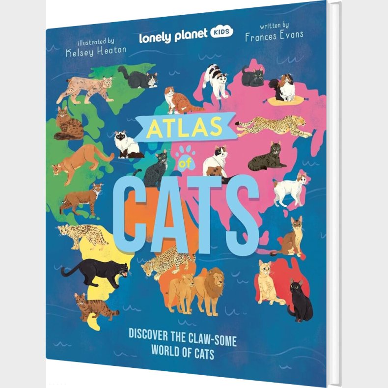 Kids Atlas Of Cats - Lonely Planet Kids - English book