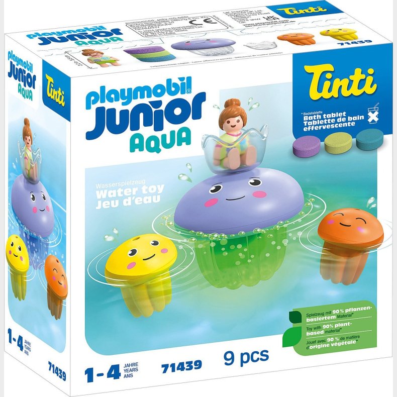 Playmobil - Junior &amp; Tinti: Colourful Jelly Fish Family (71439)