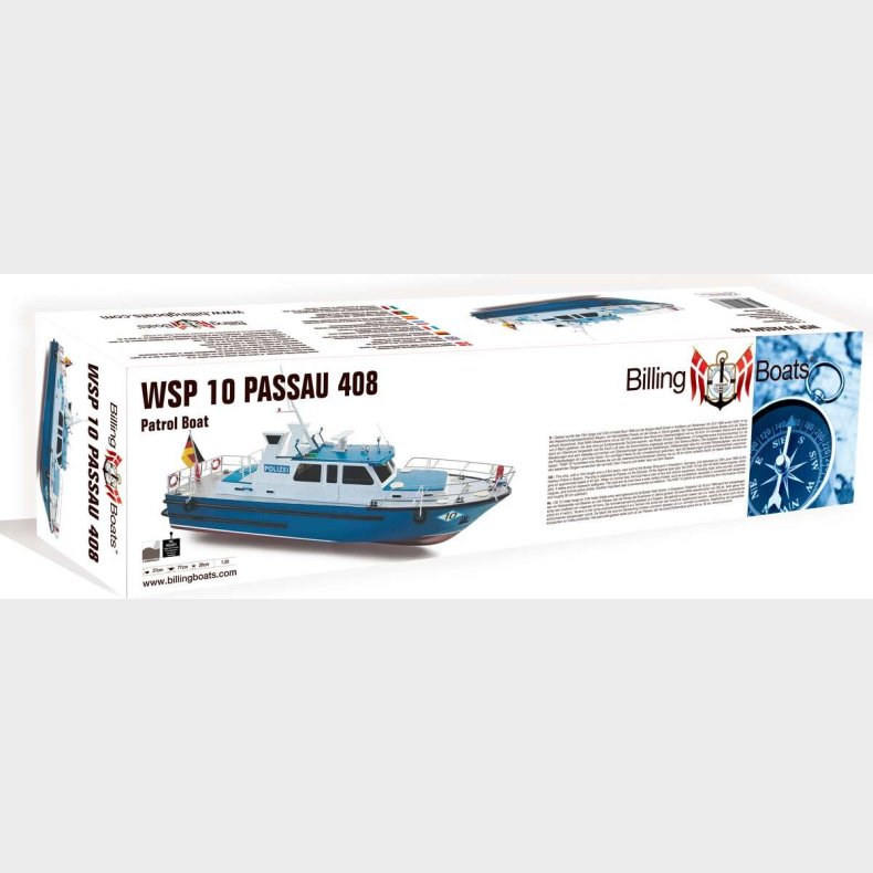 Billing Boats - Wsp 10 Passau 408 Patrol Boat - 1:20 - Bb408