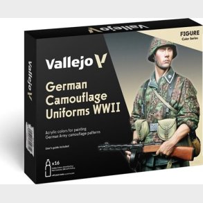 Vallejo - Model Color Maling St - German Camouflage Uniforms Wwii - 16x18 Ml