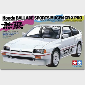 Tamiya - Honda Ballade Sports Mugen Cr-x Pro Bil Byggest - 1:24 - 24045