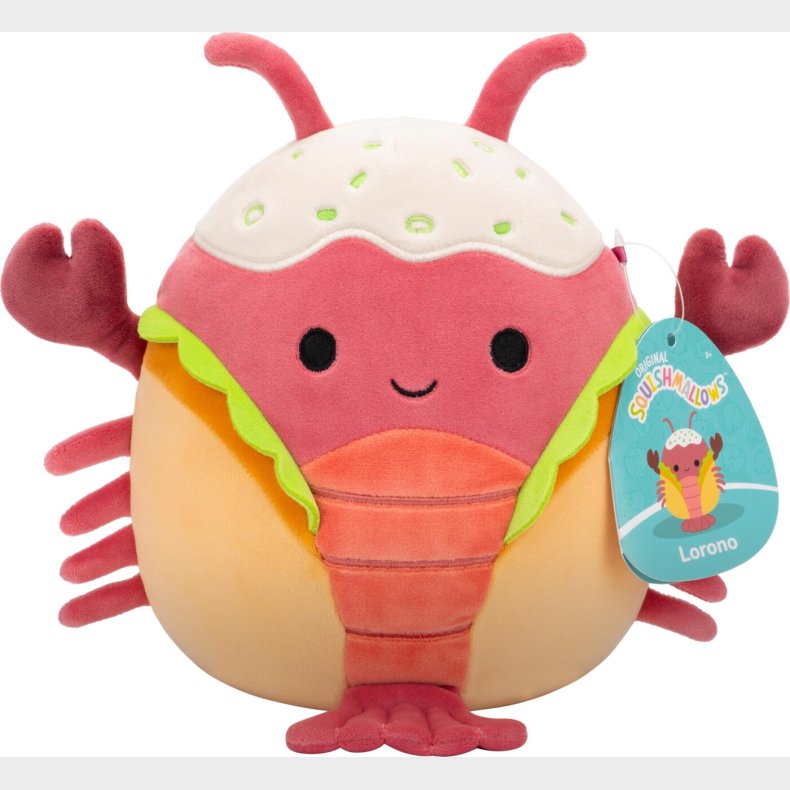Squishmallows - 19 Cm P20 Plush - Lorono Lobster (206091)
