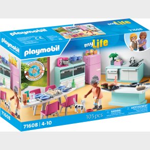 Playmobil - Kitchen With Dining Place (71608)