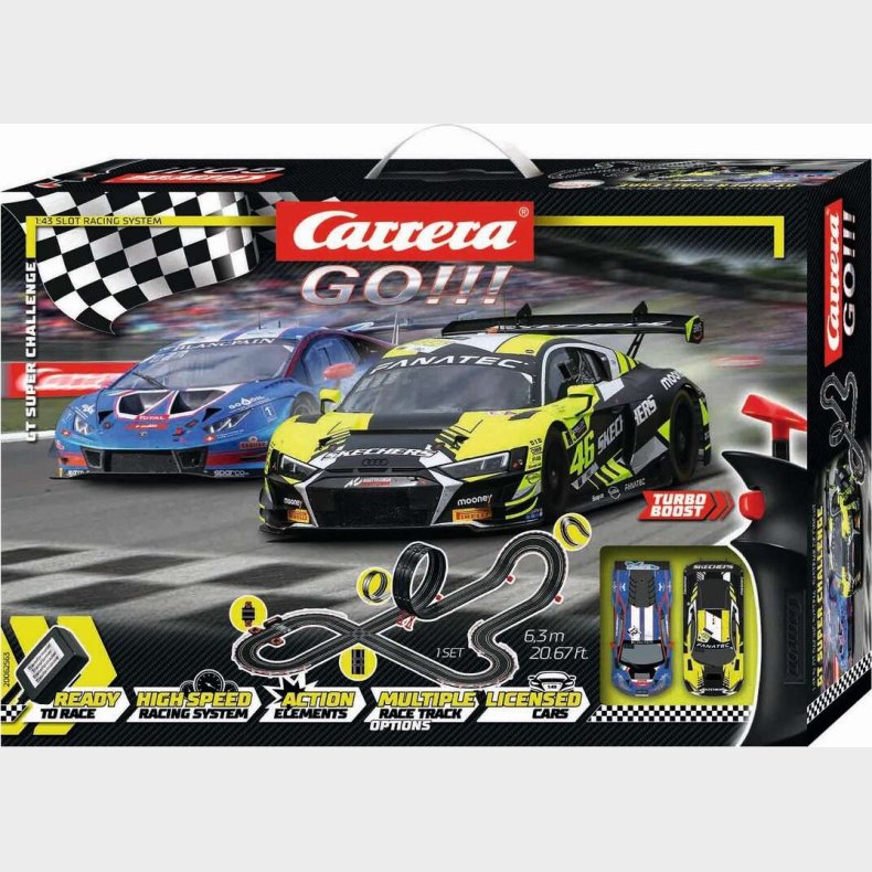 Carrera - Go - Gt Super Challenge Racerbane St - 1:43 - 62563