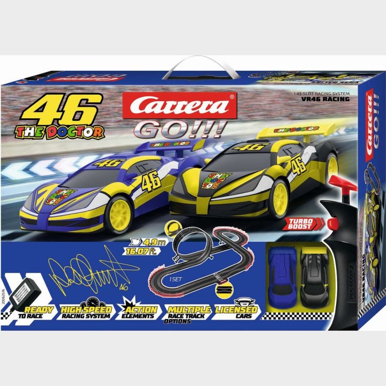 Carrera - Go - Racerbane St - Vr46 Ultimate Racing - 1:43 - 62576