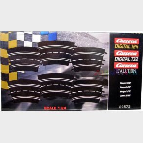 Carrera - Curve Sving - 2/30° - 6 Dele - 1:32-1:24 - Analog - 20020572