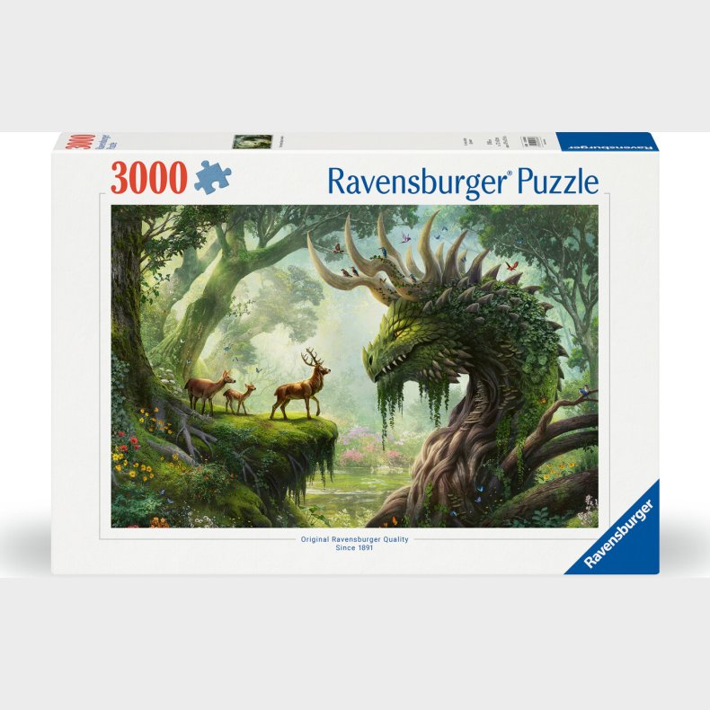 Ravensburger - Puslespil The Forest Dragon Awakes 3000 Brikker