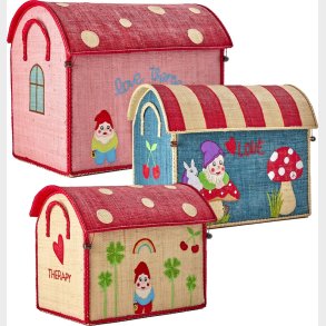 Rice - Large Set Of 3 Toy Baskets Love Therapy Theme