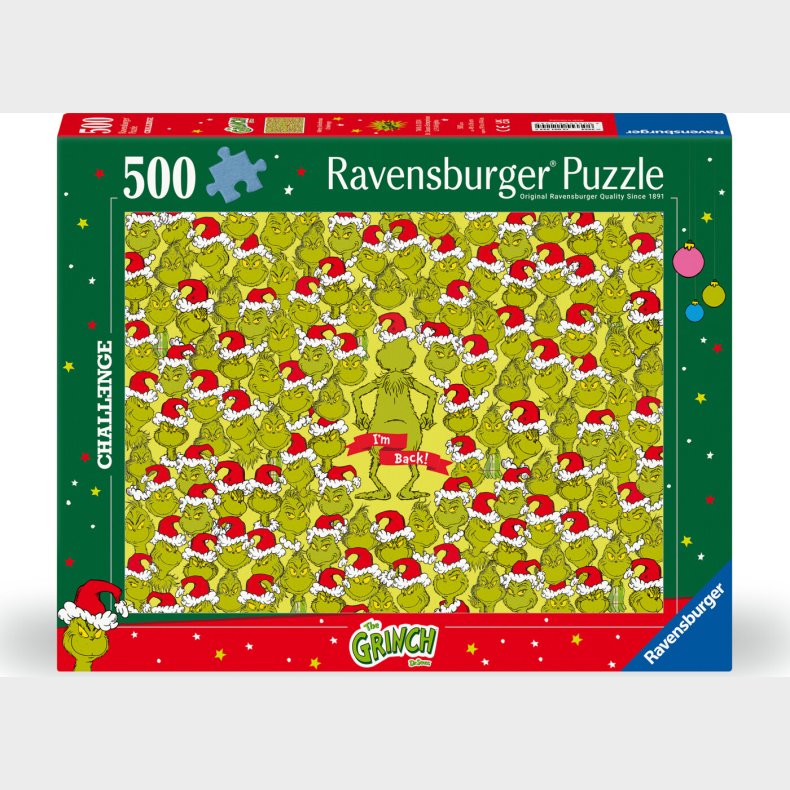 Ravensburger - Puslespil Grinch 500 Brikker