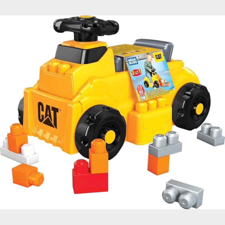 Mega Bloks - Cat Build N' Play Ride-on (hdj29))