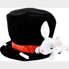 Den Goda Fen - Magician Hat W. Rabbit & Wand (f3301)