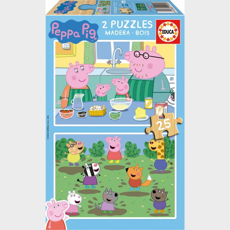 Educa - 2x25 Peppa Pig Trpuslespil