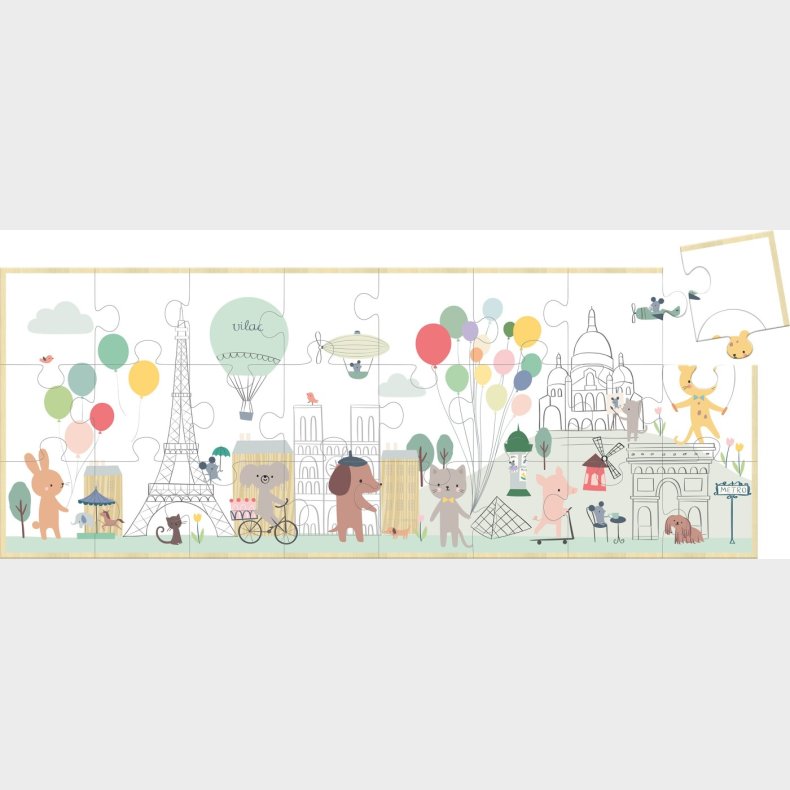 Vilac - Puslespil I Tr 24 Brk - Paris Af Sarah Betz