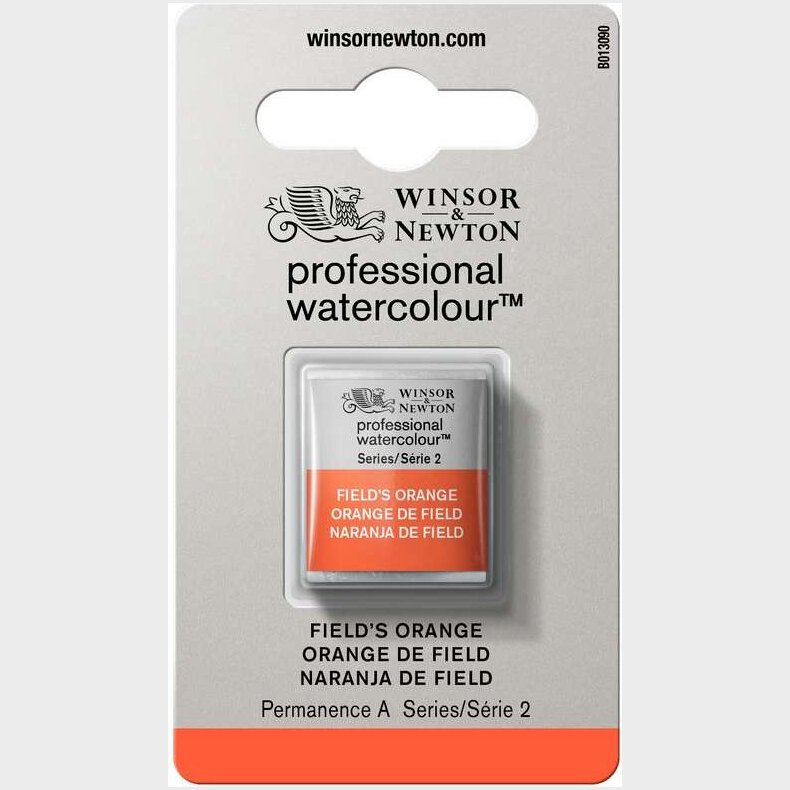 Winsor &amp; Newton - Akvarelfarve 1/2 Pan - Field's Orange