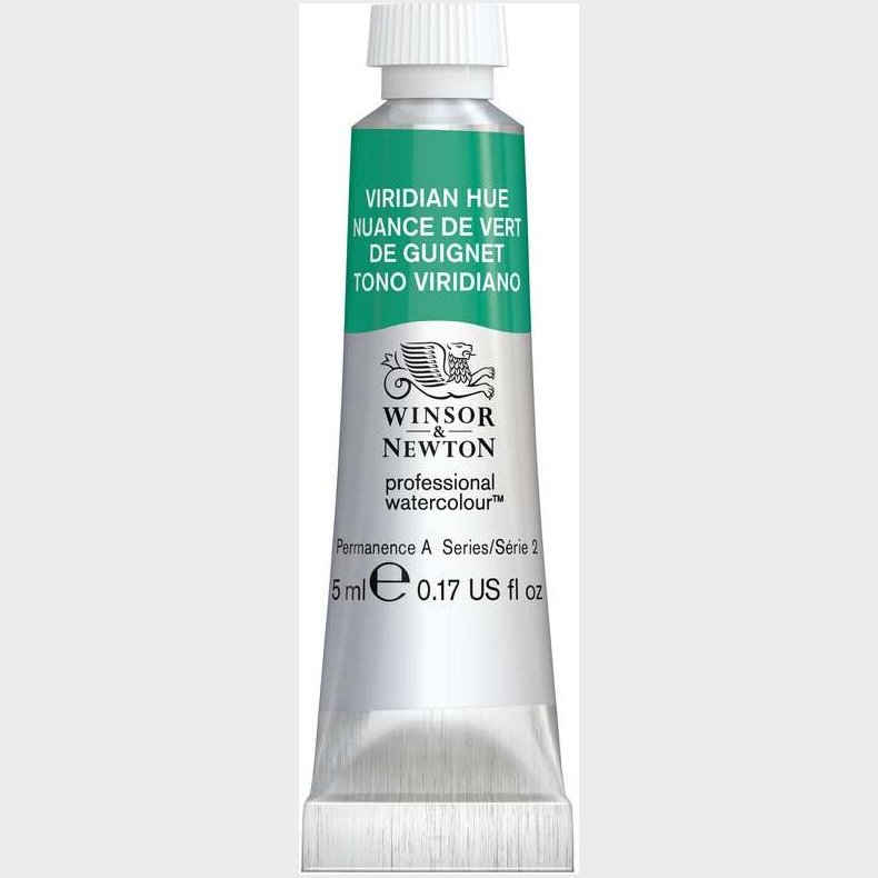 Winsor &amp; Newton - Akvarelfarve - Viridian Hue - 5 Ml