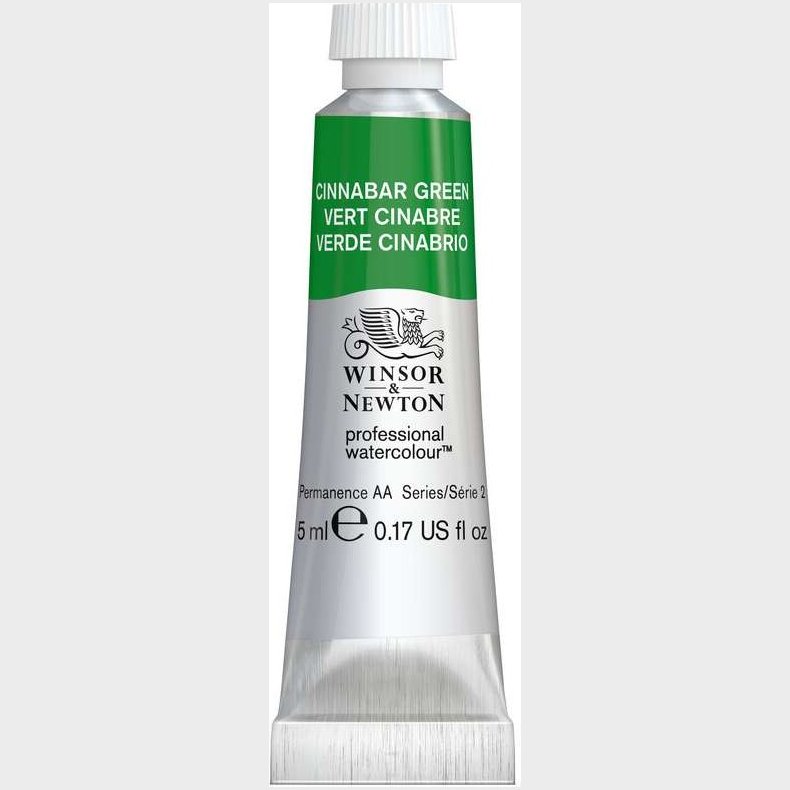 Winsor &amp; Newton - Akvarelfarve - Cinnabar Green - 5 Ml