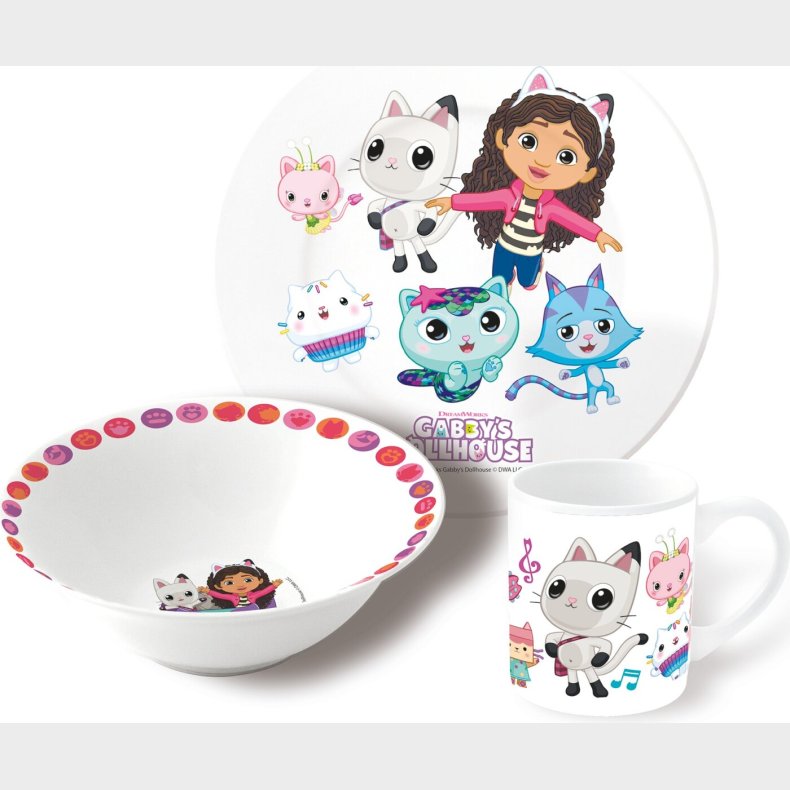 Stor - Gavest Med 3 Dele - Gabby's Dukkehus