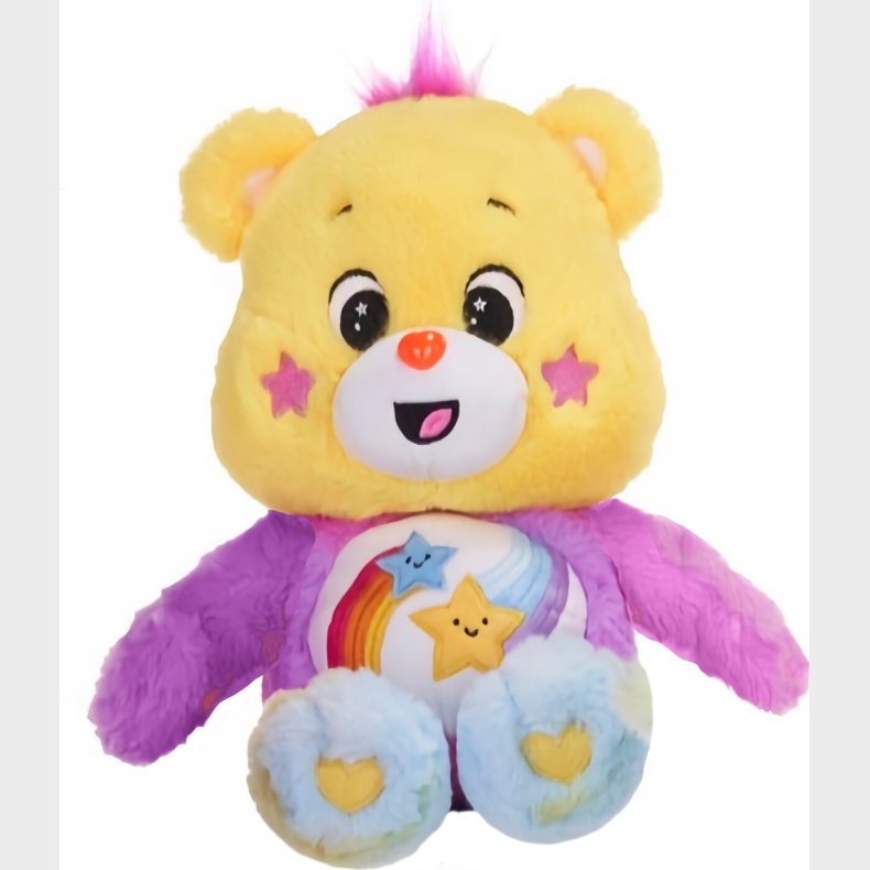 Care Bears - Gul Bamse, 30 Cm