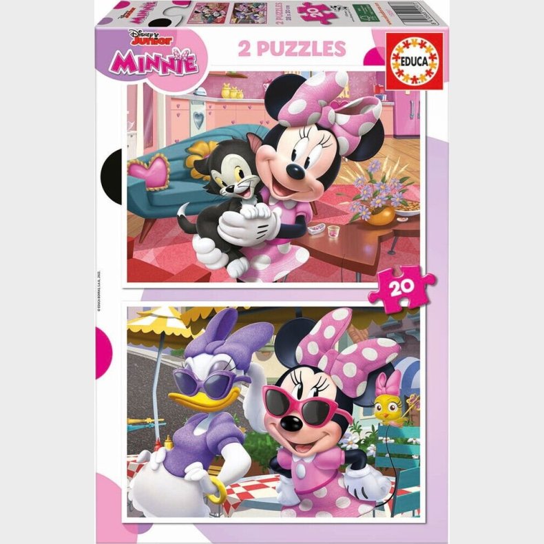 Educa - Puslespil - 2x20 Minnie