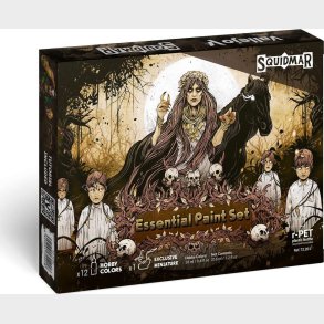 Vallejo - Squidmar Essential Paint Set - Maling Og Figur - 72201