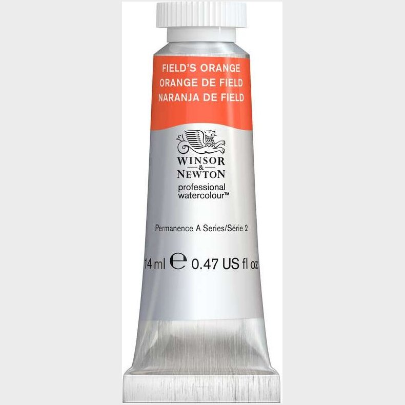 Watercolour Proff. 14ml Field's Orange 418 - 0105418 - Winsor & Newton