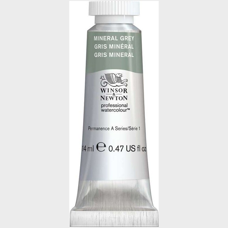 Winsor &amp; Newton - Akvarelfarve - Mineral Grey - 14 Ml