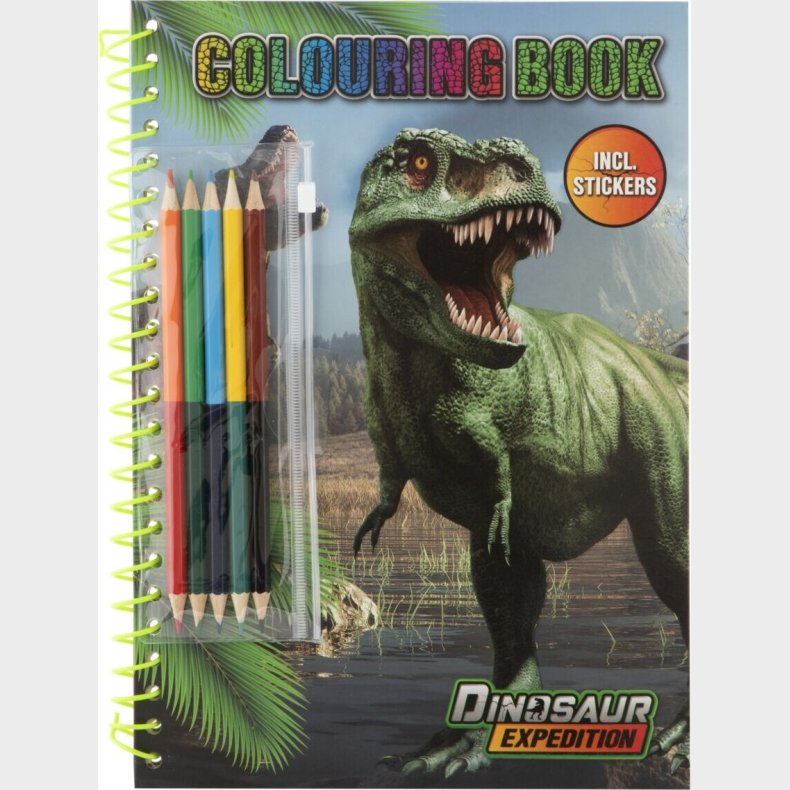 Dinosaur Expedition - Dino Malebog - Diverse - Bog