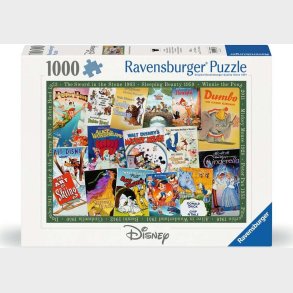 Ravensburger - Puslespil - Disney Vintage Movie Post.1000 Brikker