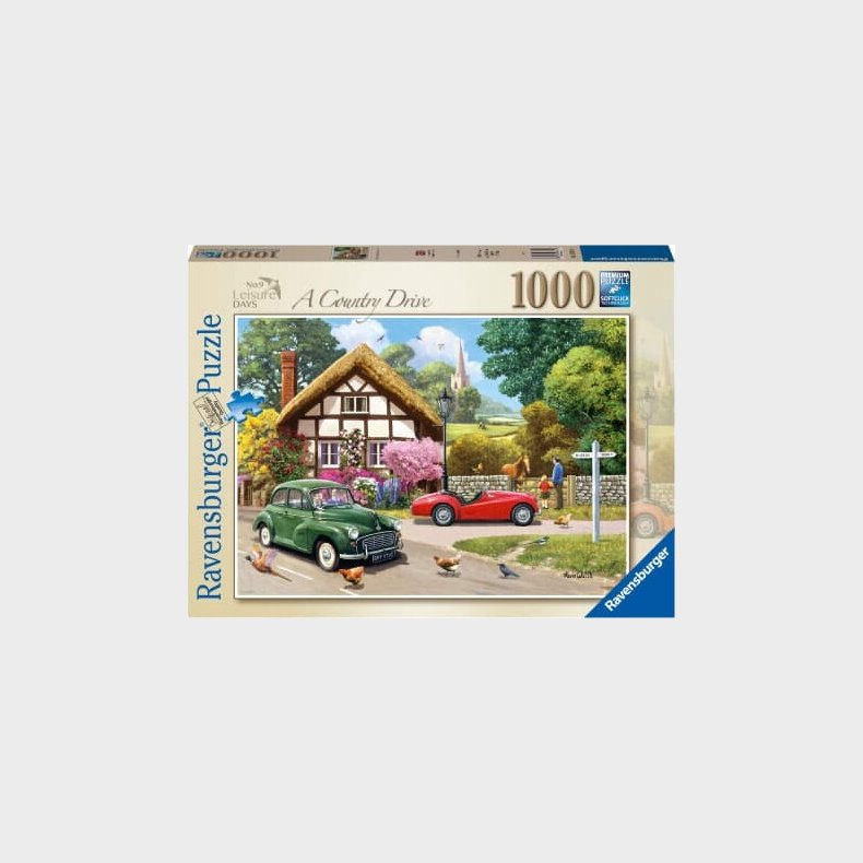 Ravensburger - Puslespil - A Stop To Say Hello 1000 Brikker