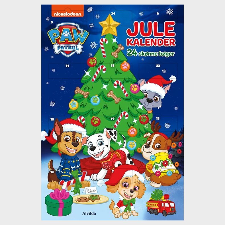 Paw Patrol Julekalender - Med 24 Billedbger