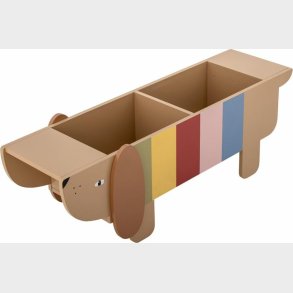 Bloomingville Mini - Charlie Bogkasse Til Brn - Brun - Mdf