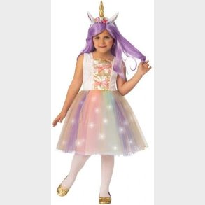 Rubies - Bright Unicorn Dress And Headband (5-7 Years)