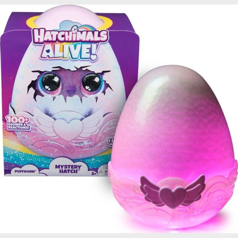 Hatchimals - Alive Secret Hatch Pufficorn