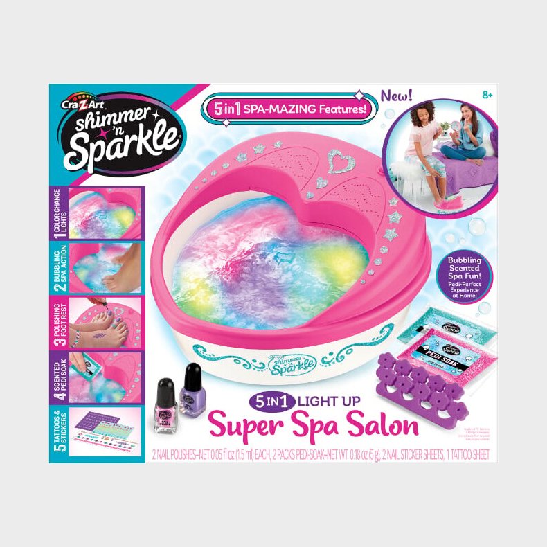 Shimmer N Sparkle - 5 In 1 Light Up Spa Salon