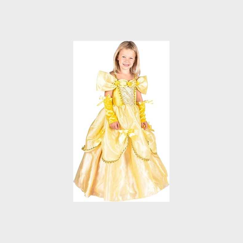 Den Goda Fen - Princess Dress - Yellow (98-104 Cm) (f60621)