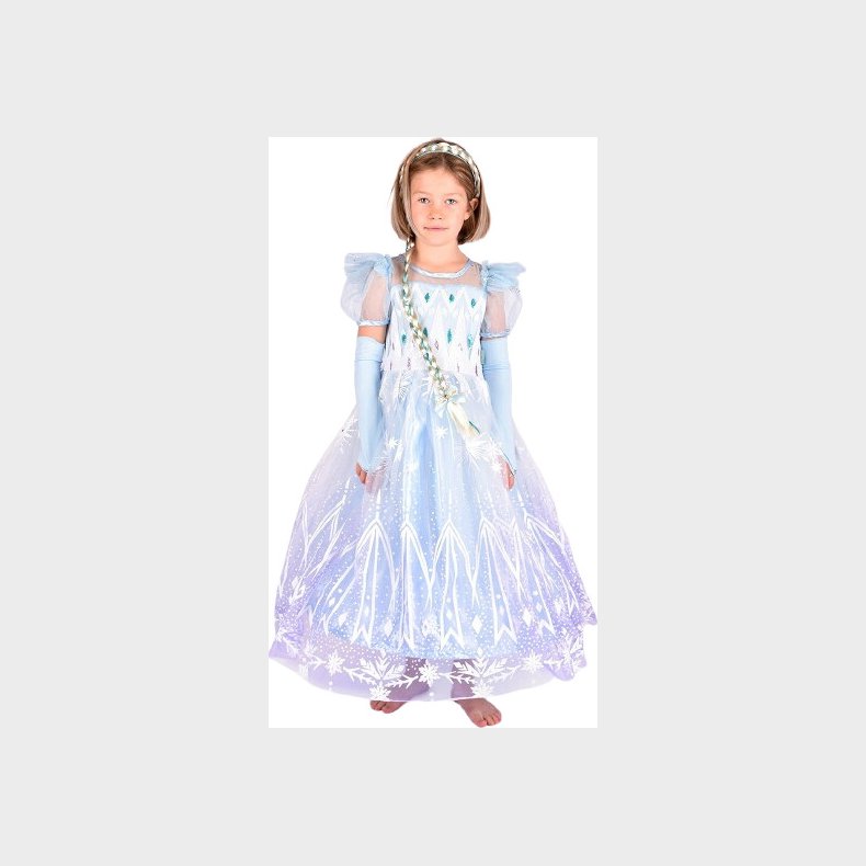 Den Goda Fen - Princess Dress - Frozen Blue (98-104 Cm) (f65010)