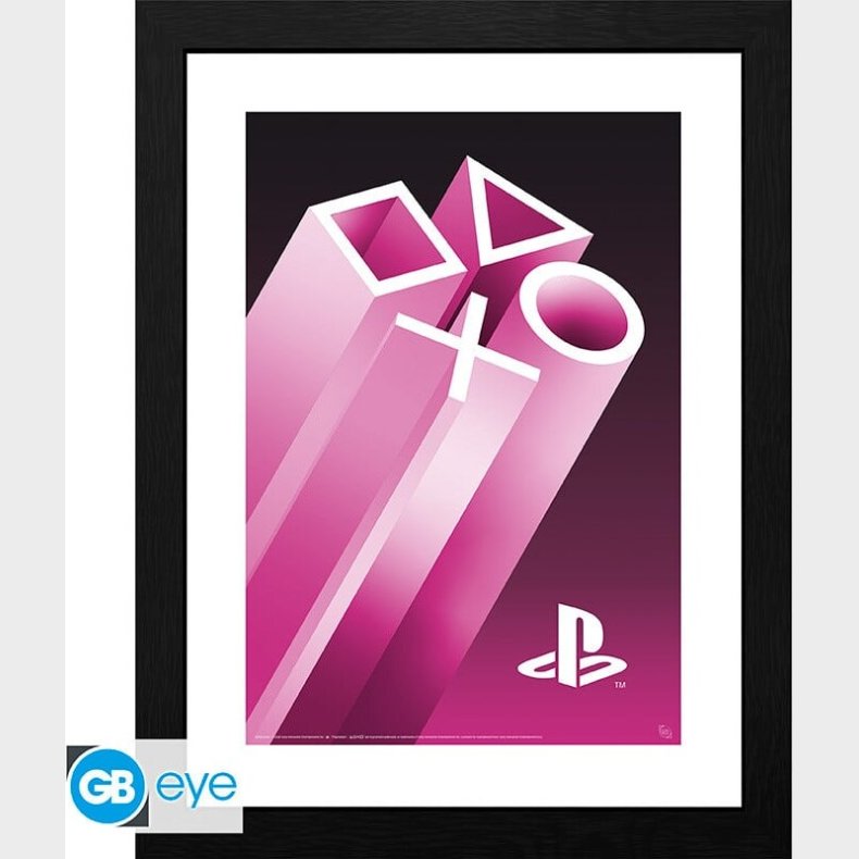 Playstation Framed Print Edge Of Space