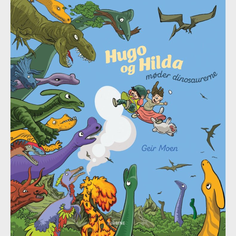 Hugo Og Hilda Mder Dinosaurerne - Geir Moen - Bog