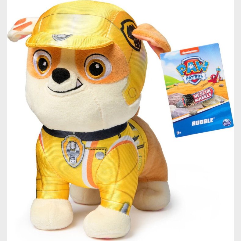 Paw Patrol - Rescue Wheels - Basic Plush - Rubble